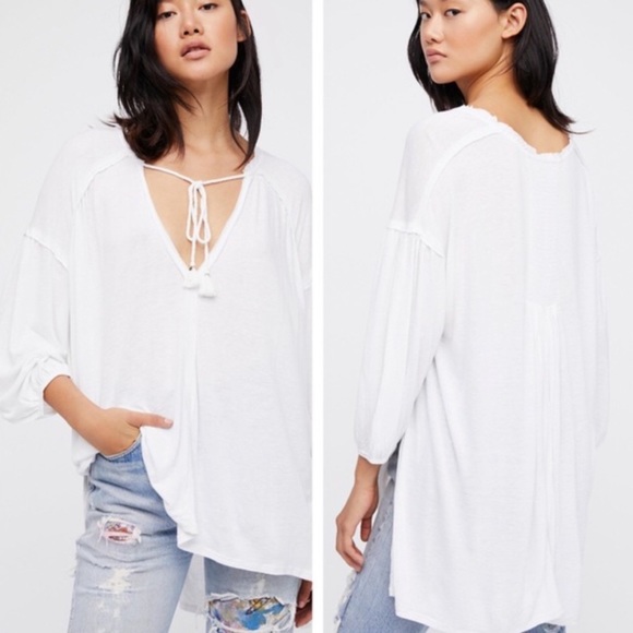Free People Tops - Free People Boho Peasant Top